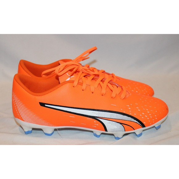 Puma Ultra Men's Firm‎ Ground Artificial Ground Soccer Cleats Orange Blue 11.5 - Picture 2 of 8